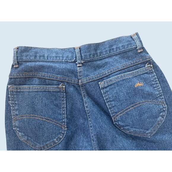 Vintage CHIC High Waisted Straight Leg Mom Jeans 80s / 90s Size 25 - Picture 5 of 7